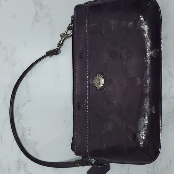 Coach Wristlet in Dark Purple - Picture 6 of 13